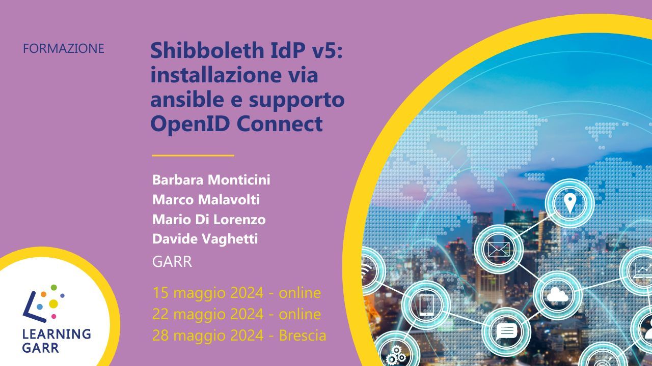 Shibboleth IdP v5: installazione via ansible e supporto OpenID Connect