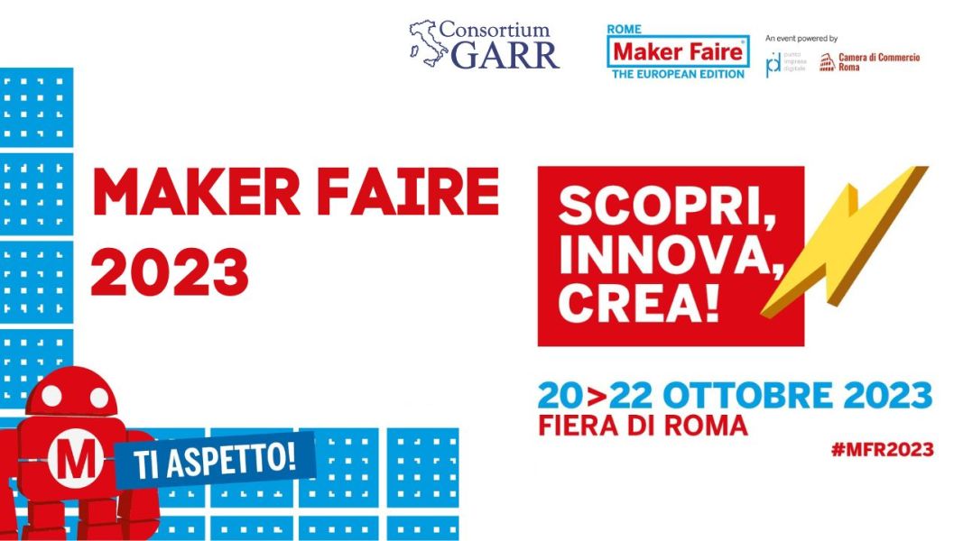 GARR alla Maker Faire Rome 2023